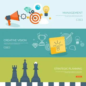 Vector illustration. Flat background with chess.Strategy. Money making. Bank Illustrazione stock
