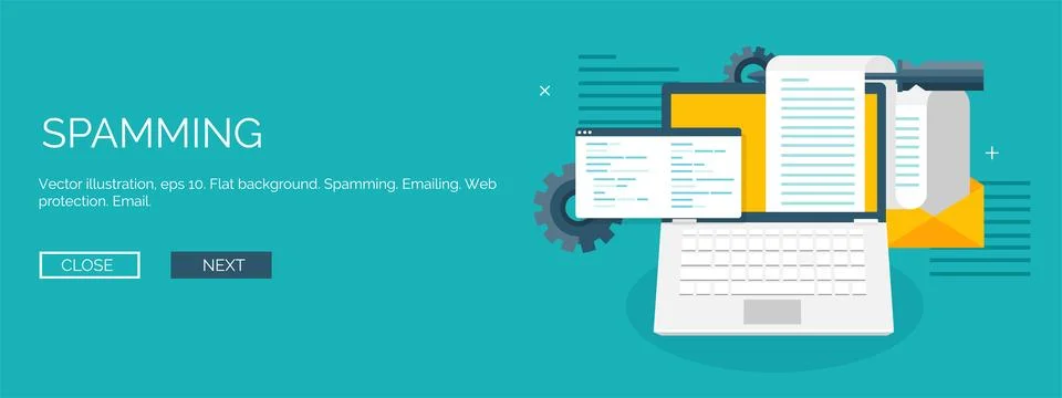 Vector illustration. Flat background. Coding, programming. SEO. Search engine Stock-Illustration