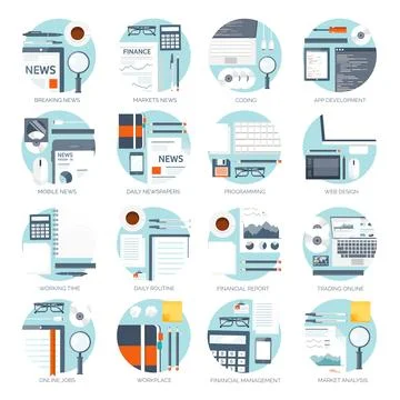 Vector illustration. Flat background. Coding programming SEO. Search engine Stock-Illustration