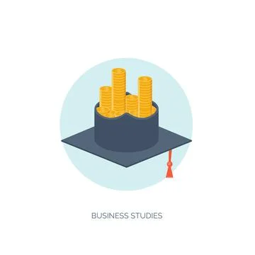 Vector illustration. Flat background with money bag. Money making. Bank deposit Illustrazione stock