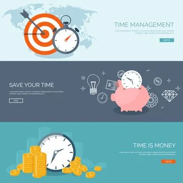 Vector illustration. Flat background with money bag. Money making. Bank deposit Stock-Illustration