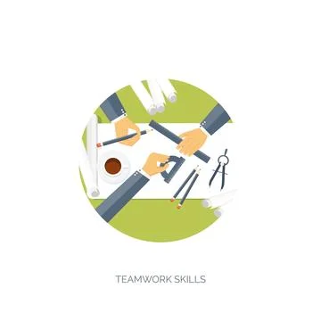 Vector illustration. Flat backgrounds set. Distance education,learning. Online Illustrazione stock