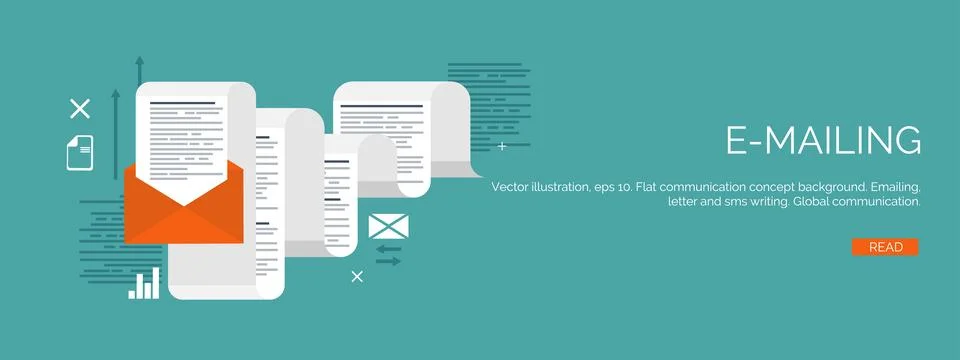 Vector illustration. Flat computing background. Programming coding. Web Stock Illustration