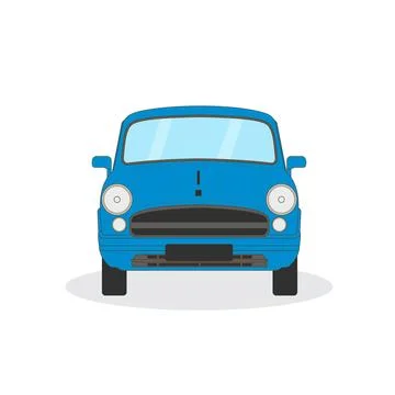 Vector Illustration Of Flat Design Car Stock Illustration