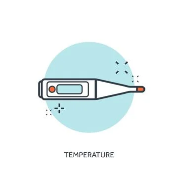 Vector illustration. Flat lined medical icon. First aid help diagnosis.Medical Ilustração Stock