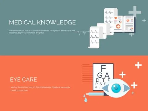 Vector illustration. Flat medical and chemical background. Research experiment Stockillustratie