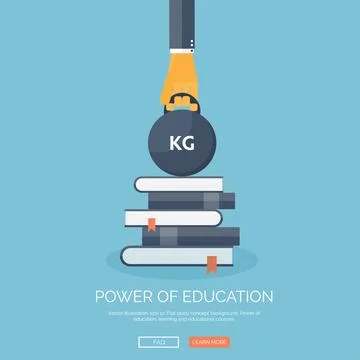 Vector illustration. Flat study backgrounds set. Education and online courses イラスト素材