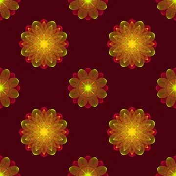 Vector illustration of floral design element. Stock Illustration