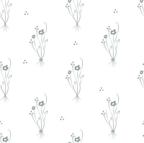 Vector illustration. Floral seamless pattern. Bouquet of wild flowers. 스톡 일러스트