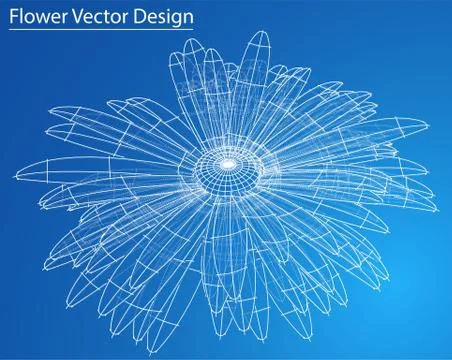 Vector illustration of flower Stock Illustration