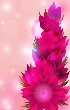 Vector illustration of flowers Stock Illustration