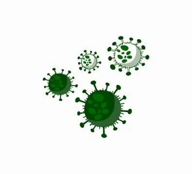 Vector illustration flu, disease, viruses. Coronavirus - A Worldwide Pandemic Stock Illustration