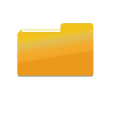 Vector illustration of a folder icon isolated on a white background Stock Illustration