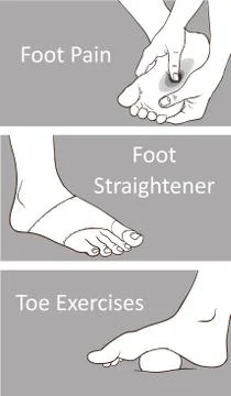 Vector illustration of a Foot health Stock Illustration