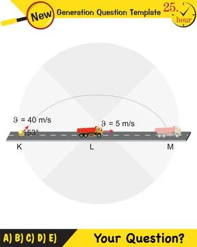 Vector illustration of a forces and motion Stock Illustration
