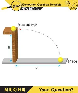 Vector illustration of a forces and motion Stockillustratie