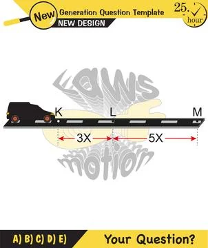 Vector illustration of a forces and motion Stock Illustration