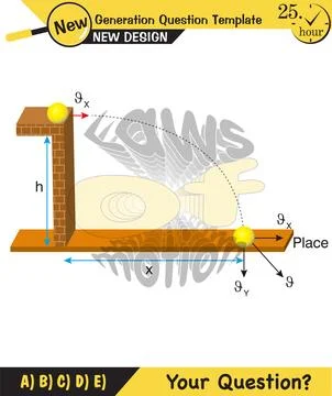 Vector illustration of a forces and motion Stockillustratie