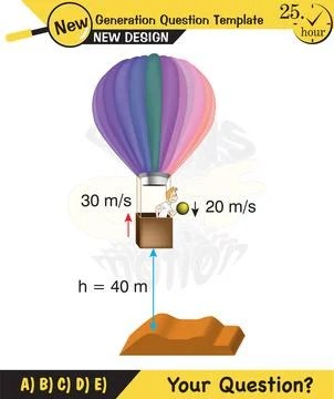 Vector illustration of a forces and motion Stockillustratie