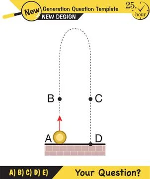 Vector illustration of a forces and motion Stockillustratie