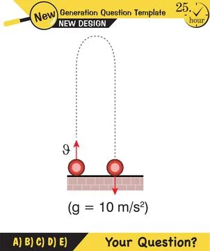 Vector illustration of a forces and motion Illustrazione stock
