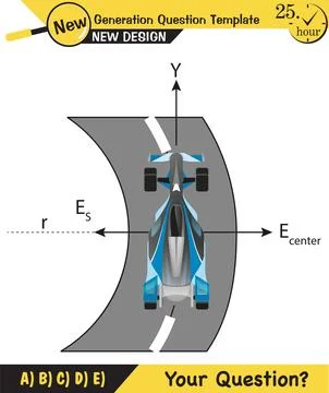 Vector illustration of a forces and motion Stockillustratie