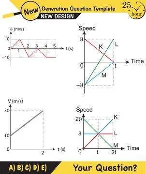 Vector illustration of a forces and motion Stockillustratie