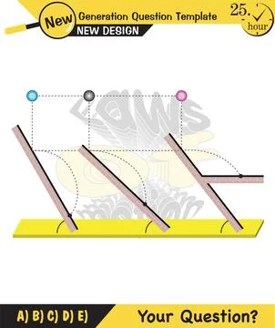 Vector illustration of a forces and motion Stockillustratie