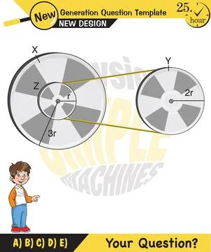 Vector illustration of a forces and motion Stockillustratie
