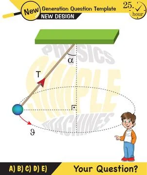 Vector illustration of a forces and motion Illustrazione stock
