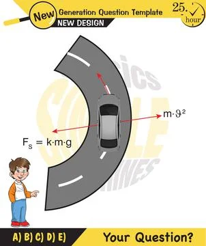Vector illustration of a forces and motion Stockillustratie