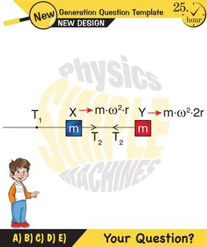 Vector illustration of a forces and motion Stockillustratie