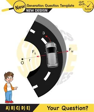 Vector illustration of a forces and motion Stock Illustration