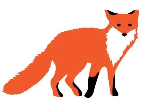 Vector Illustration Fox Stockillustratie