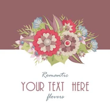 Vector illustration frame for wedding, anniversary, birthday and party.  Stock Illustration