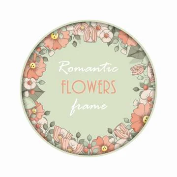 Vector illustration frame for wedding, anniversary, birthday and party. Stock Illustration