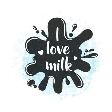 Vector illustration of fresh dairy milk background Stock Illustration