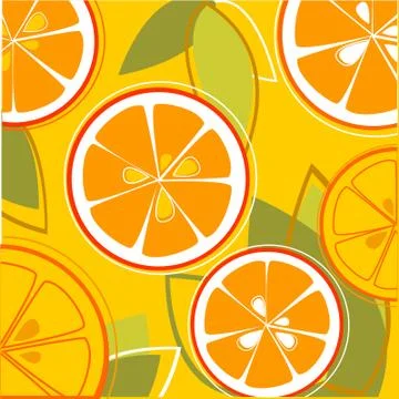 Vector illustration fresh orange slice-eps Stock Illustration