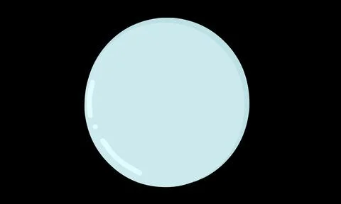 Vector illustration, full moon in the night sky Illustrazione stock