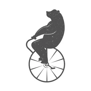 Vector Illustration Funny Bear イラスト素材