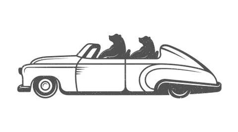 Vector Illustration Funny Bear Stock Illustration