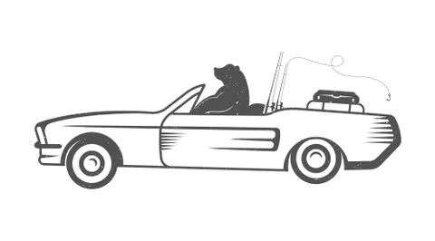 Vector Illustration Funny Bear イラスト素材