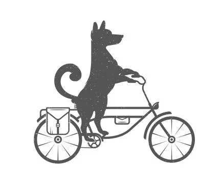 Vector Illustration Funny Dog Stock Illustration