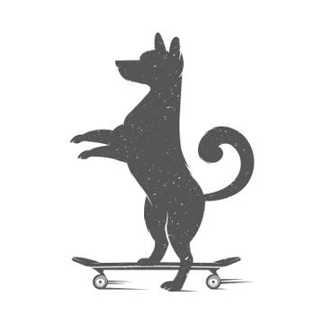 Vector Illustration Funny Dog Illustrazione stock