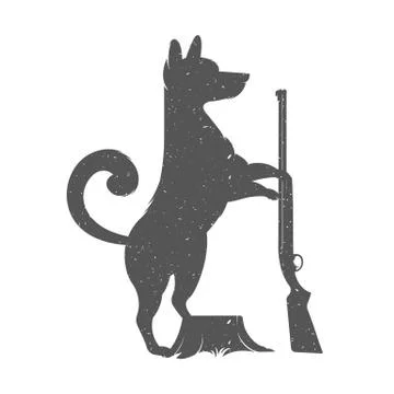 Vector Illustration Funny Dog Stock Illustration