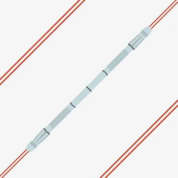 Vector illustration of the future swords. Vector illustration Illustrazione stock