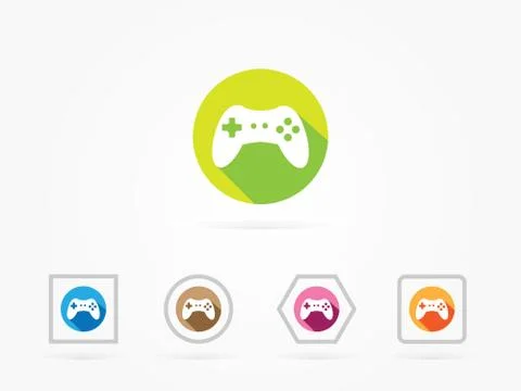 Vector Illustration Game Controller colorful Stock Illustration