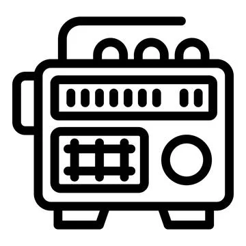 Vector illustration of a generator icon Illustrazione stock