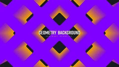 Vector illustration, geometric abstract background shape blend 3d, with gra.. Stock Illustration