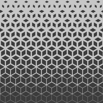 Vector illustration of geometric pattern cube background . Illustrazione stock